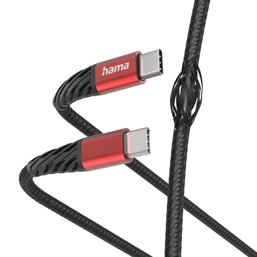 Product image: Hama Extreme USB cable USB 2.0 1.5 m USB C 0.48 Gbit/s Black, Red