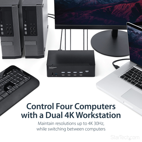 StarTech.com 4 Port HDMI KVM Switch - 4K – image 8