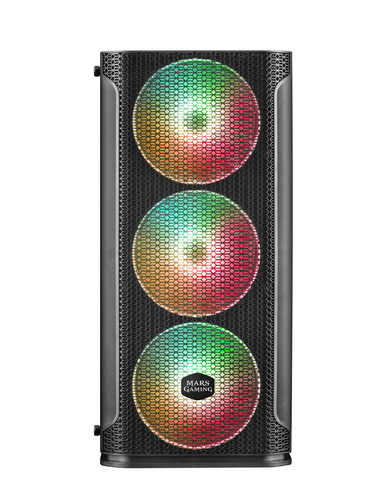 Mars Gaming MCEX computer case Tower Black – image 4