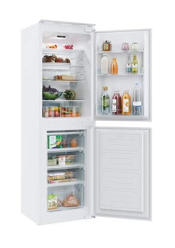 Candy CB50S518EK 177cm 50/50 Integrated Fridge Freezer with Sliding Door Hinge - White - E Rated, White - image 3