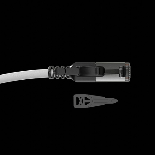 Lindy 1.5m Cat.6A S/FTP LSZH Network Security Cable, Grey, afbeelding 4