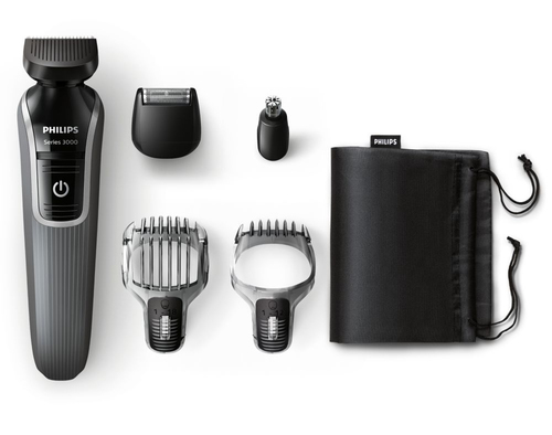 Philips MULTIGROOM Series 3000 QG3327/15 body groomer/shaver Black, Grey