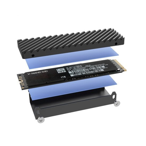 Lindy 43394 behuizing voor opslagstations SDD-behuizing Grijs M.2, afbeelding 4