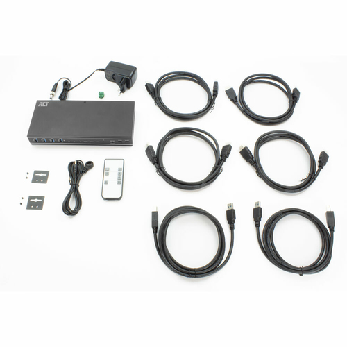 ACT Connectivity 2-Poorts Dual HDMI 4K@60Hz KVM switch, USB 3.2 Gen1 (USB 3.0) kvm-switch, afbeelding 2