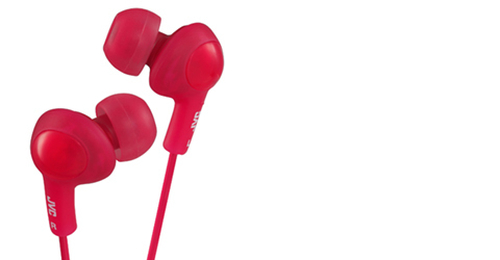JVC HA-FX5-R Headphones Wired In-ear Music Red
