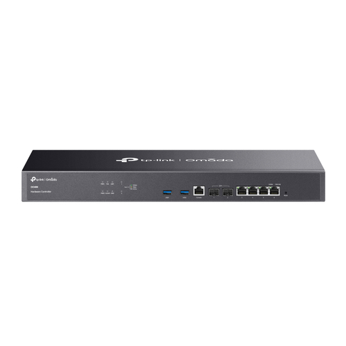 TP-LINK Omada Hardware Controller 2× 10GE SFP+ OC400 Redundant power supplies, 4× GE RJ45, 2x USB 3.0