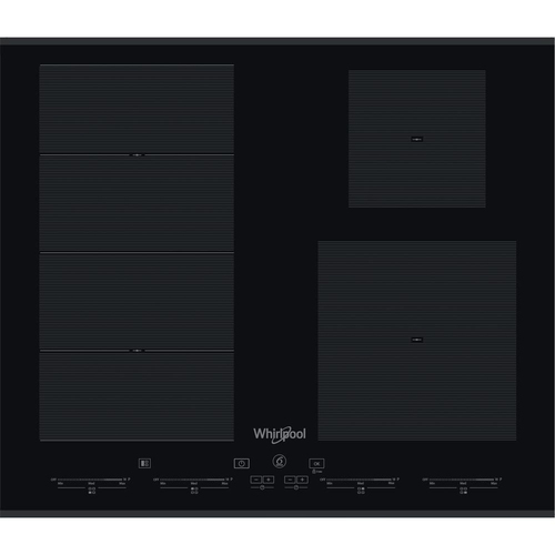 Whirlpool SMC 604/F/BT Черный Встроенный 60 cm Плита с зонами индукции 4 зона(ы)