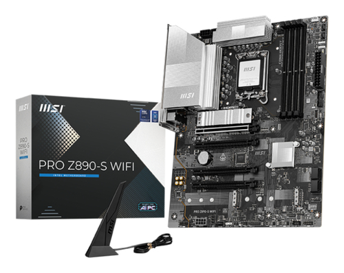 Msi Pro Z890-S Wifi DDR5 PCIe 5.0 Atx Motherboard - True Wi-Fi 7 & 2.5G Lan - image 1