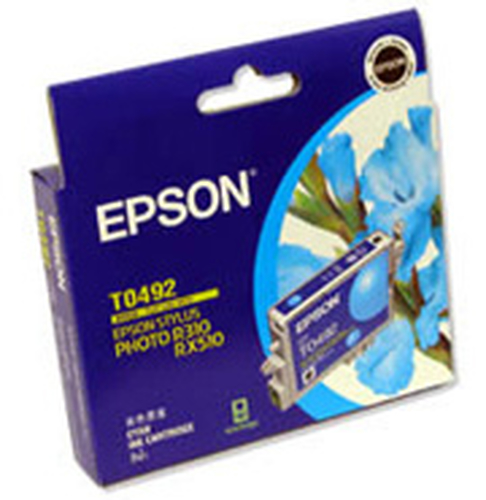 Epson T0492 ink cartridge Original Cyan