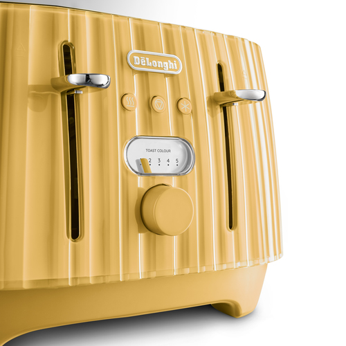 De’Longhi CTD4003.Y toaster 4 slice(s) Yellow – image 3