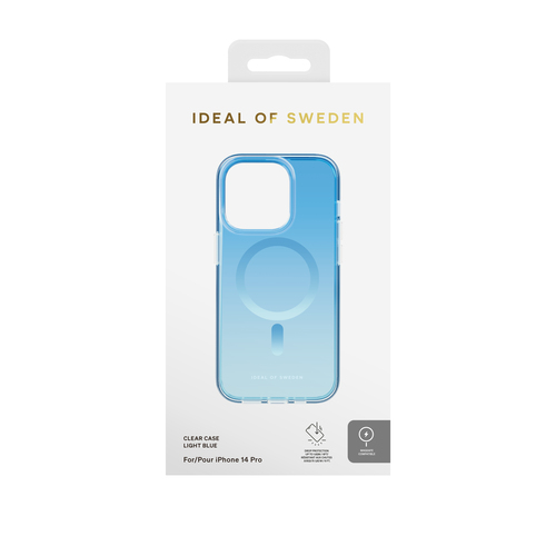 iDeal of Sweden Clear Case MagSafe iPhone 14 Pro Light Blue – image 3