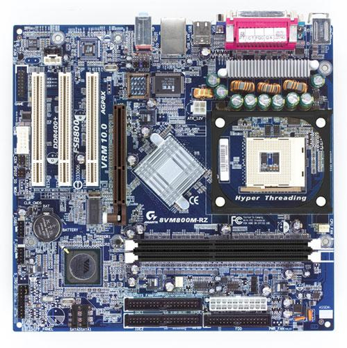 GIGABYTE 8VM800M-RZ VIA PM800 Socket 478 micro ATX
