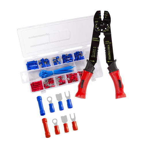 Product image: LogiLink WZ0078 cable crimper Crimping tool Black, Red