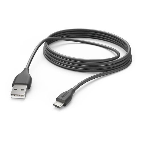 Hama 00201588 USB кабель USB 2.0 3 m USB A Micro-USB B 0,48 Gbit/s Черный