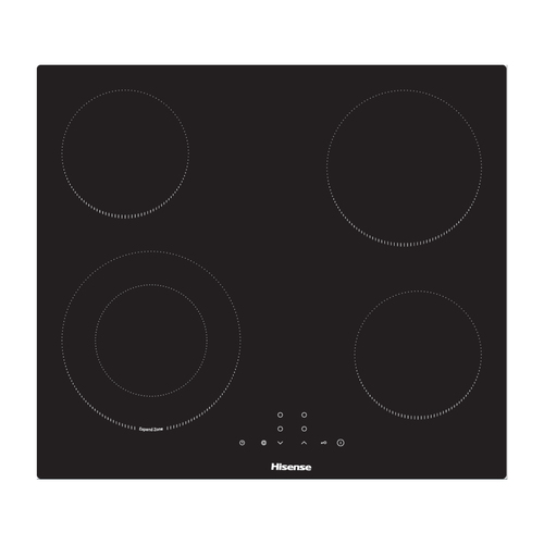 Hisense E6422SC 60 cm Electric Ceramic Hob - Black - image 1