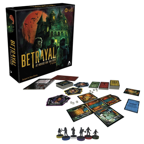 Hasbro Gaming Avalon Hill Betrayal at the House on the Hill Avalon Hill Betrayal at House on the Hill Board game Travel/adventure