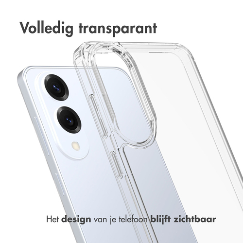 Accezz Xtreme Impact voor Samsung Galaxy S25 Edge Telefoonhoesje Transparant, afbeelding 4
