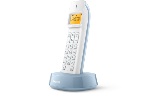 Philips D1401WC/FR telephone DECT telephone Caller ID Blue, White