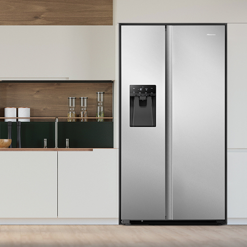 Hisense RS694N4TZE side-by-side refrigerator Freestanding – image 9