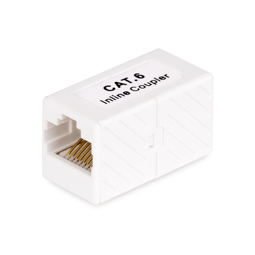 ACOPLADOR RJ45 ACOPLADOR CAT6 HEMBRA  PAQUETE DE 5 UPC  - IN-CAT6-COUPLER-U5