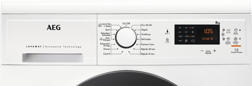 AEG LFA5I82RE lavadora Carga frontal 8 kg 1151 RPM Blanco