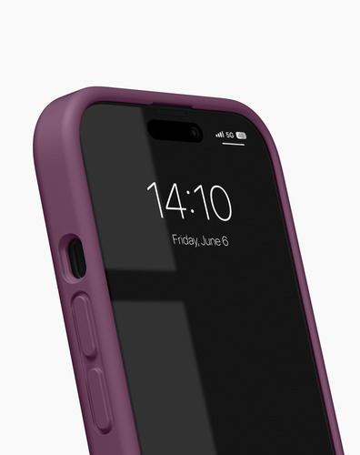 iDeal of Sweden Soft Swirl Silicone Case MagSafe iPhone 13 / 14 / 15 / 16e / 17e Velvet Plum – image 3