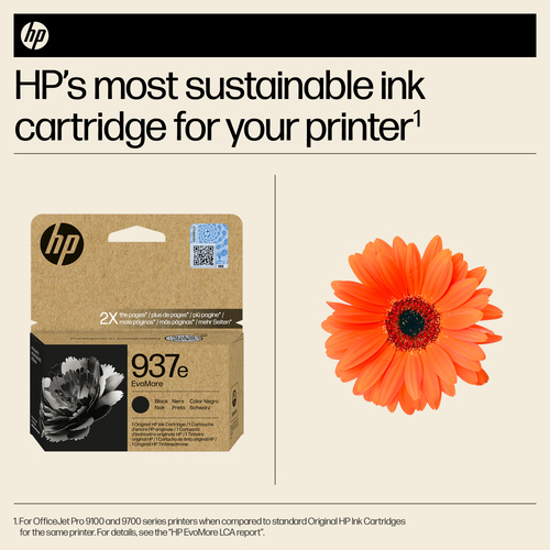 HP 937E EvoMore Original Ink Cartridge High Yield Black 4S6W9NE - image 7