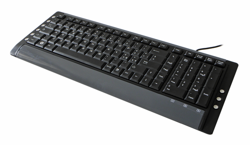 itek PREMIUM keyboard Office USB Black, Grey – image 3