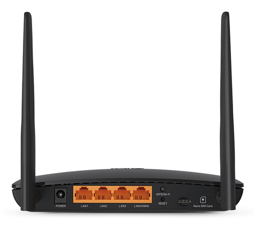 TP-Link Archer MR402 draadloze router Fast Ethernet Dual-band (2.4 GHz / 5 GHz) 4G Zwart, afbeelding 3