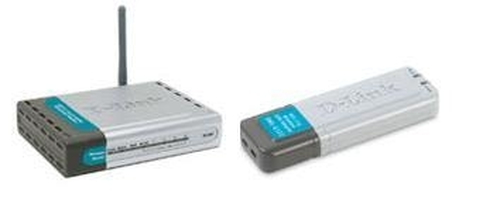 D-Link 802.11g Wireless Broadband Router + 54Mbps Wireless LAN USB Adapter