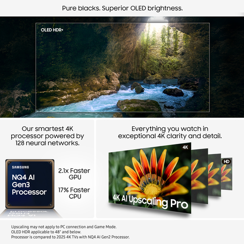 Samsung S93F 83" 4K Ultra HD OLED Smart TV [2025] - QE83S93F, Black - image 1