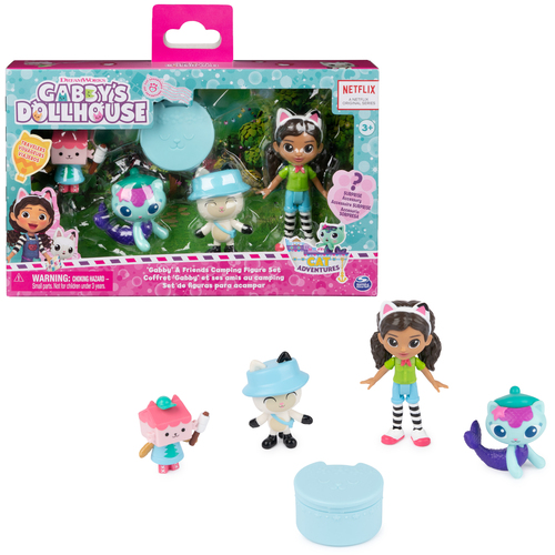 Spin Master Gabby's Dollhouse, Campfire Gift Pack with Gabby Girl, Pandy