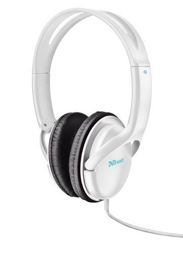 Trust Velocity Headset Wired White