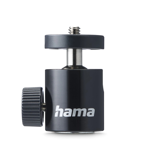 Hama 00005001 tripod head Black 1/4" Ball