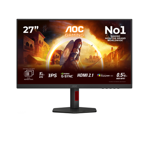 Aoc Agon U27G4R 27 Ips Dual-Mode 4K at 160Hz Full HD at 320Hz Gaming Monitor - image 1