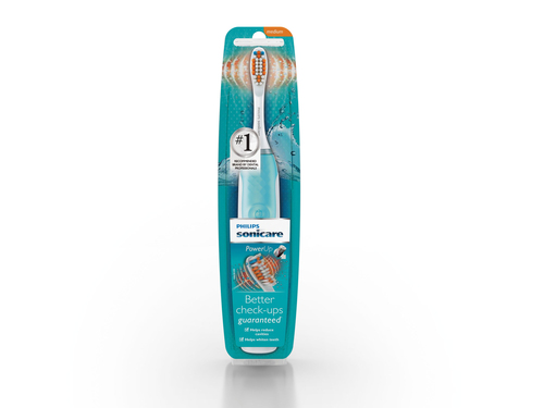 Philips Sonicare PowerUp HX3631/06 electric toothbrush Adult Sonic toothbrush Blue, White – image 2