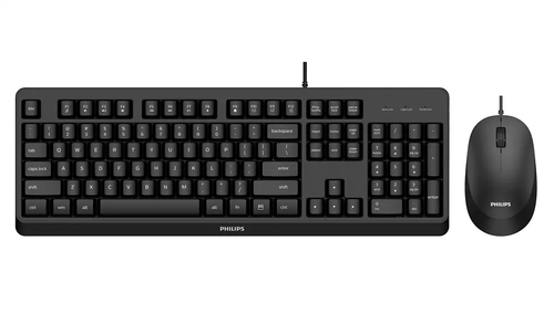Philips 2000 series SPT6207BL - Toetsenbord en muis set