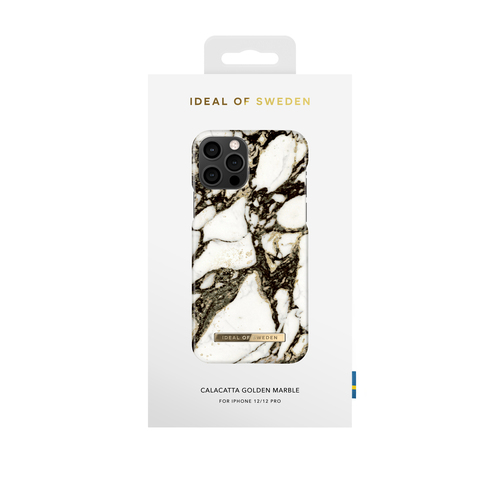 iDeal of Sweden Printed Case iPhone 12/12P Calacatta Golden Mrb – image 1