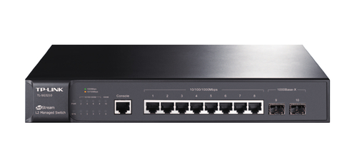 TP-Link JetStream 8-Port Gigabit L2 Managed Network Switch with 2 SFP Slots