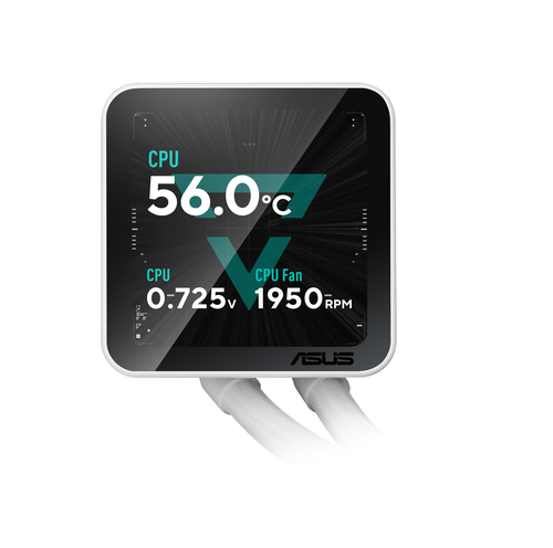 Asus PRIME LC II 360 ARGB LCD WHT, afbeelding 6