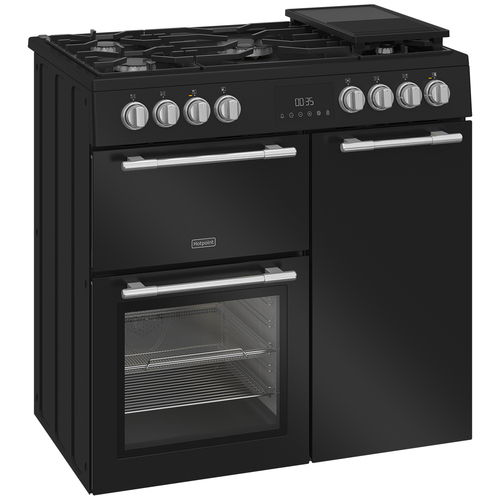 Hotpoint RH90FA20B cooker Range cooker Electric Gas Black – image 9