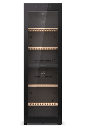 Haier Wine Bank 60 Series 7 HWS236GDGU1 wine cooler Compressor wine cooler Freestanding Black 236 bottle(s) – image 1