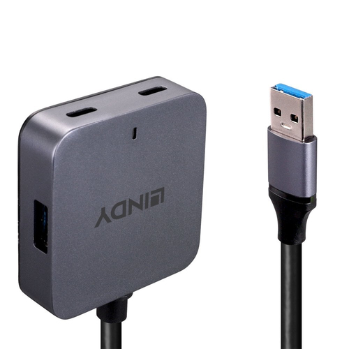 Lindy 5m USB 3.0 Hub, 4 Ports, afbeelding 4