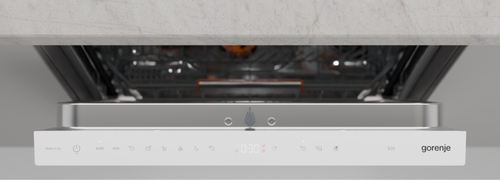 Gorenje G600 Denna integrerade diskmaskin för underbyggnad har plats för upp till 16 kuverter i en tyst och energieffektiv design som smälter in sömlöst i köket – image 5