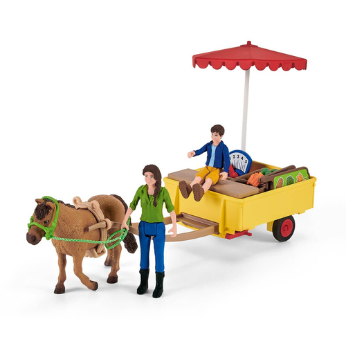 Schleich Farm World - Mobiele farmstand speelfiguur, afbeelding 6