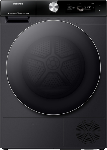 Hisense 7S Series DH7S107BB AI WiFi-enabled 10 kg Heat Pump Tumble Dryer - Black - image 1