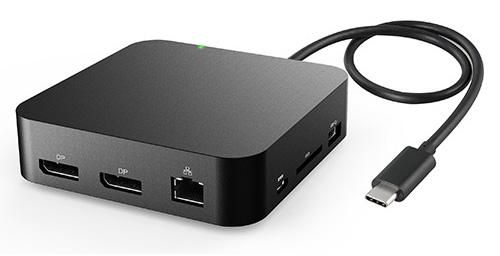 eSTUFF GLB232003 док-станция для ноутбука Проводная USB 2.0 Type-C Черный
