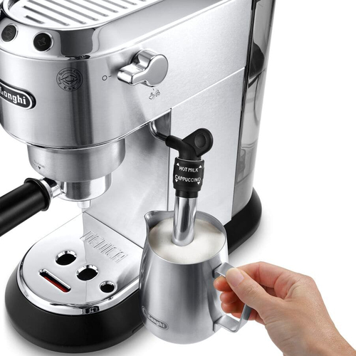Delonghi Dedica Style Pump Espresso Coffee Machine- Silver - Metal - image 3