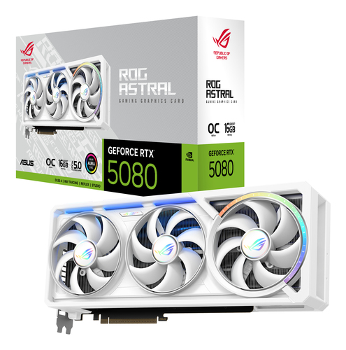ASUS ROG Astral GeForce RTX 5080 OC WHITE grafische kaart, afbeelding 9