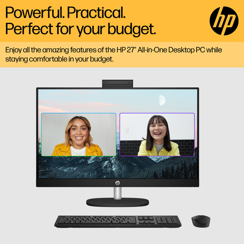HP 27-cr0000na Amd Ryzen 7 7730U 16GB RAM 512GB SSD 27" Windows 11 Home All-in-One - image 5